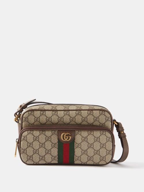 Gucci - Ophidia Gg-supreme Canvas Cross-body Bag - Womens - Beige