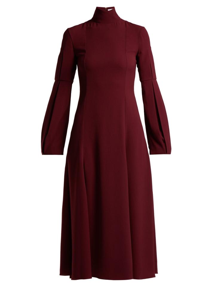 Emilia Wickstead Margorina High-neck Midi Dress