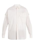 Matchesfashion.com Stella Mccartney - Point Collar Checked Cotton Shirt - Mens - White Multi