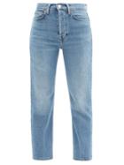 Matchesfashion.com Re/done Originals - 70s Stove Pipe High-rise Straight-leg Jeans - Womens - Denim