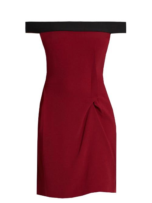Roland Mouret Barnabas Off-the-shoulder Dress
