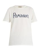 Maison Kitsuné Parisian-printed Cotton T-shirt