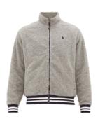 Matchesfashion.com Polo Ralph Lauren - High Neck Fleece Track Top - Mens - Grey