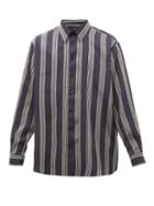 Matchesfashion.com Joseph - Martin Striped Shirt - Mens - Navy