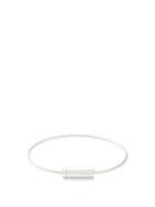 Le Gramme - 7g Sterling Silver And Diamond Cable Bracelet - Mens - Silver