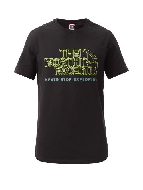 The North Face - Coordinates Print Cotton-jersey T-shirt - Mens - Black