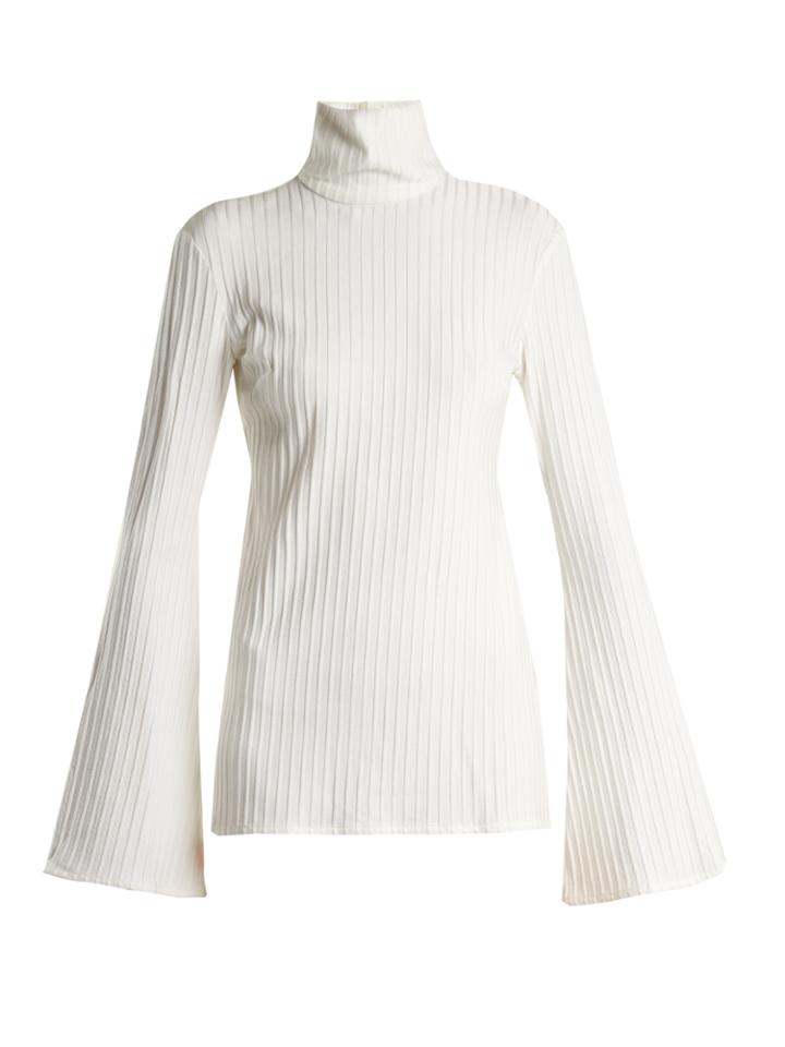 Ellery Mescaline High-neck Ribbed Top