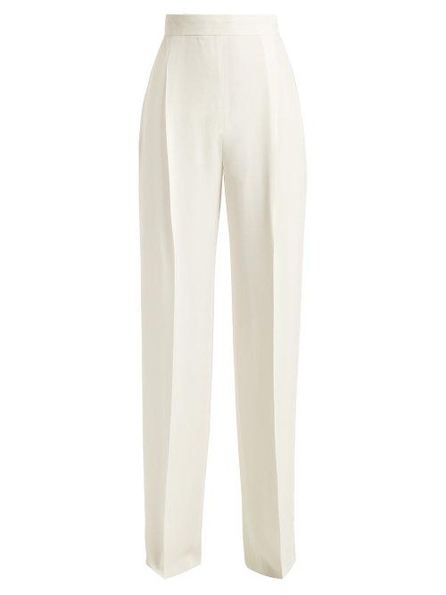Matchesfashion.com Max Mara - Dixi Trousers - Womens - White