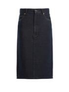 Raey Soft-denim Midi Pencil Skirt