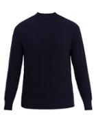 Matchesfashion.com Sunspel - Guernsey Ribbed Knit Cotton Sweater - Mens - Navy