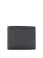 Matchesfashion.com Gucci - Logo-embossed Leather Bifold Wallet - Mens - Black