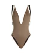 Solid & Striped The Zoe V-neck Swimsuit