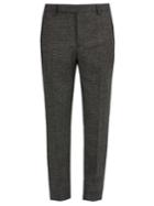 Saint Laurent Slim-leg Checked Wool Trousers