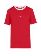 Matchesfashion.com Helmut Lang - Taxi Print Cotton Jersey T Shirt - Mens - Red
