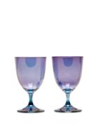 Matchesfashion.com Luisa Beccaria - Set Of Two Gradient Glasses - Blue