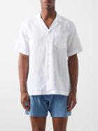 Frescobol Carioca - Angelo Linen-voile Shirt - Mens - White