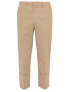Matchesfashion.com Wooyoungmi - Cropped Cotton Blend Trousers - Mens - Beige