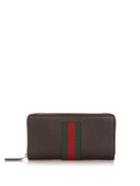 Gucci Web-trim Leather Wallet