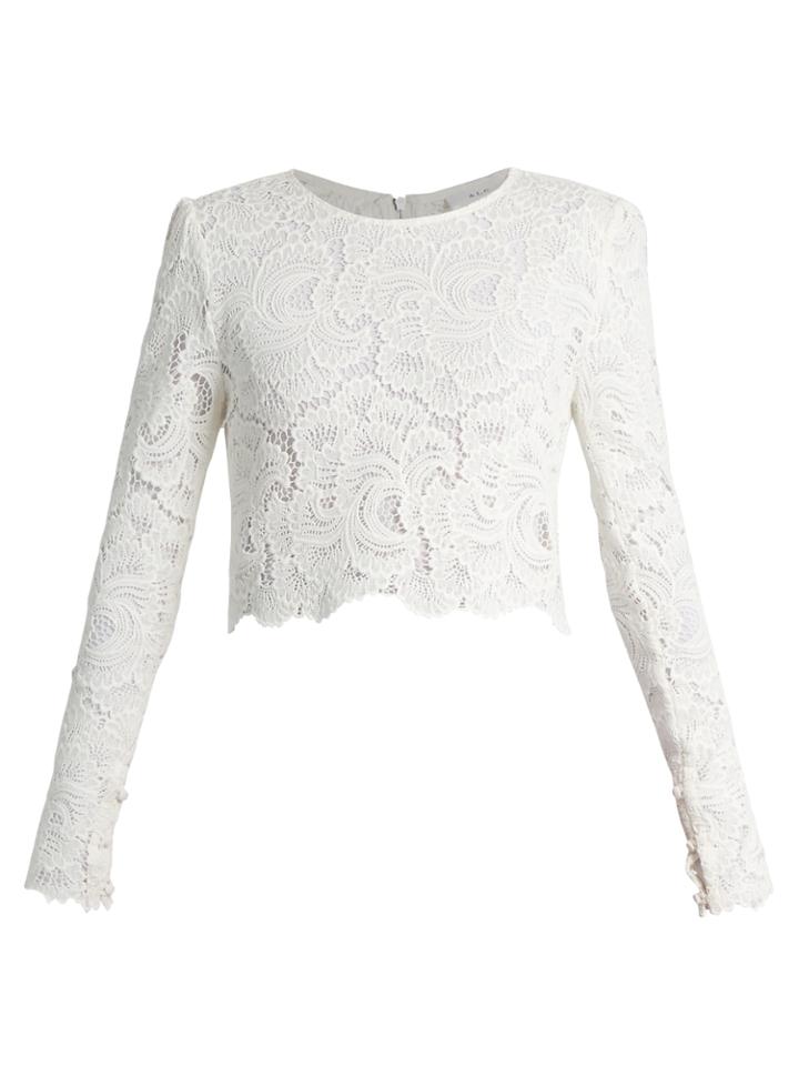 A.l.c. Talia Long-sleeved Lace Top
