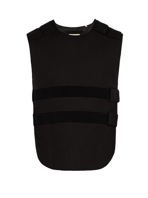 Matchesfashion.com Helmut Lang - Bulletproof Vest Sleeveless Round Neck Gilet - Mens - Black