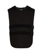 Matchesfashion.com Helmut Lang - Bulletproof Vest Sleeveless Round Neck Gilet - Mens - Black