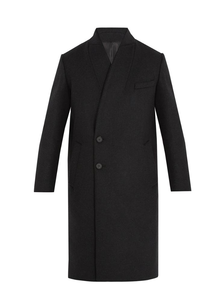 Wooyoungmi Double-breasted Wool-blend Coat