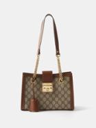 Gucci - Padlock Small Gg-supreme Canvas Shoulder Bag - Womens - Beige Multi
