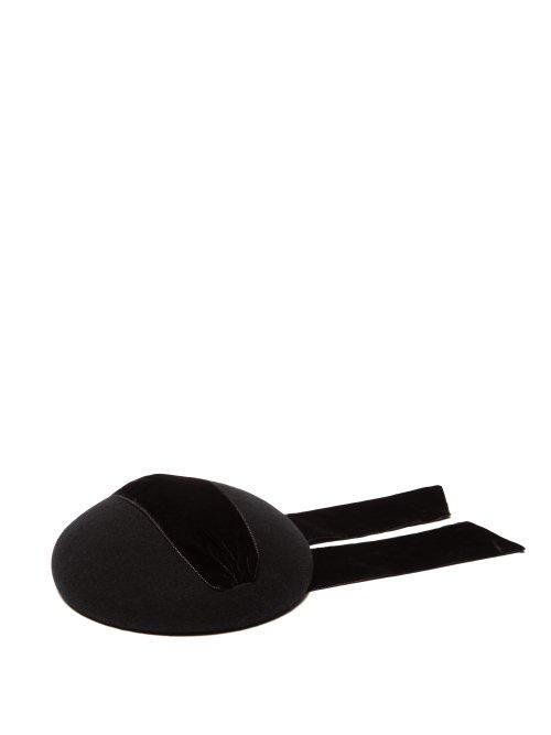 Matchesfashion.com Eliurpi - Boina Beret Headpiece - Womens - Black