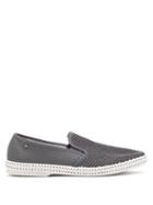 Matchesfashion.com Rivieras - Classic Slip On Canvas Loafers - Mens - Grey