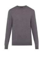 Matchesfashion.com Berluti - Crew Neck Cashmere Sweater - Mens - Grey