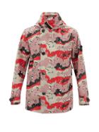 Matchesfashion.com Stone Island - Desert Camo-print Cotton-tela Hooded Jacket - Mens - Pink