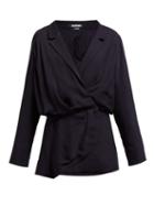 Matchesfashion.com Jacquemus - Sisco Double Breasted Twill Blazer Dress - Womens - Navy