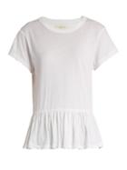The Great The Ruffle Cotton T-shirt