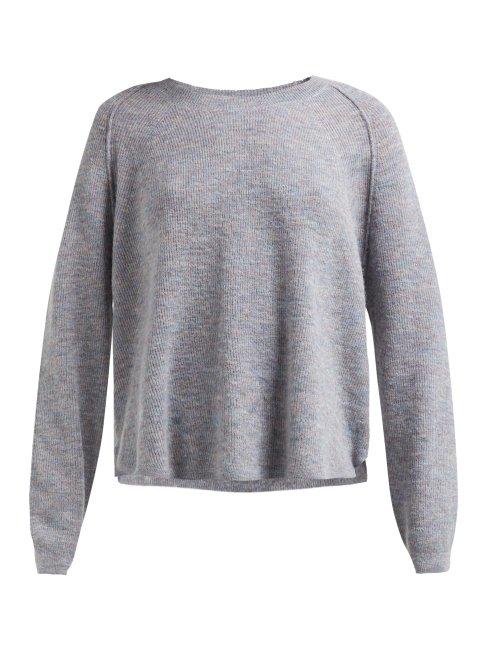 Matchesfashion.com Acne Studios - Krissie Variegated Ribbed Knit Sweater - Womens - Grey Multi