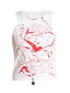 Art School Embryo-print Cotton-jersey Tank Top