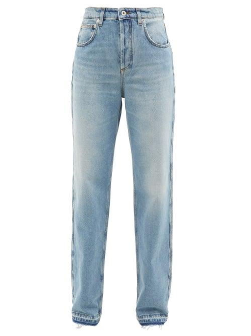 Loewe - Straight-leg Jeans - Womens - Light Denim