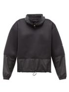 Matchesfashion.com Adidas By Stella Mccartney - Run Contrast Panel Sweatshirt - Womens - Black
