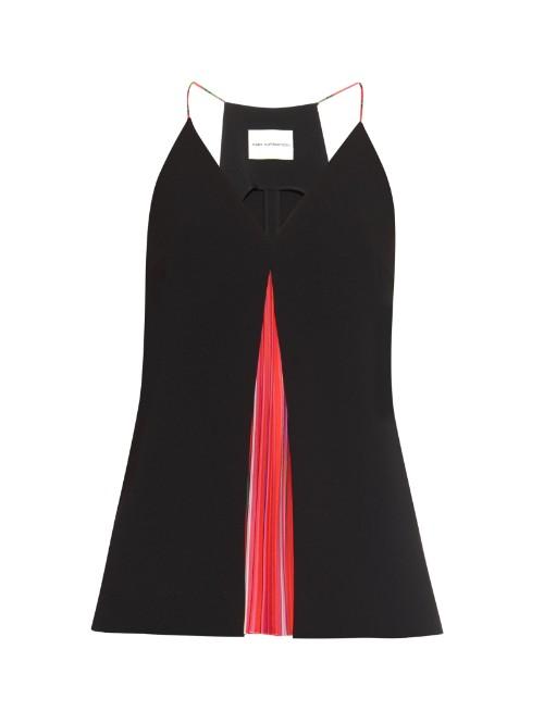 Mary Katrantzou Acer Rainbow-pleats Top
