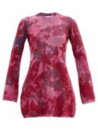 Matchesfashion.com Marques'almeida - Janis Bleached Jersey Mini Dress - Womens - Multi