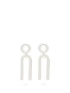 Matchesfashion.com Alta Ora - Small Arc Sterling Silver Drop Earrings - Womens - Silver