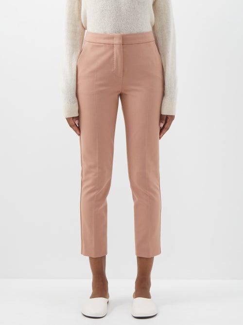 Max Mara - Pegno Trousers - Womens - Dark Pink