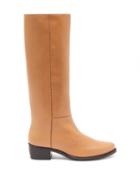 Matchesfashion.com Legres - Knee-high Leather Riding Boots - Womens - Tan