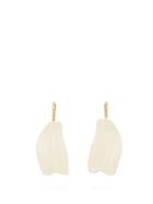 Matchesfashion.com Jil Sander - Enamel Drop Earrings - Womens - White