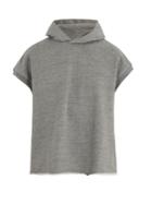 Fear Of God Cap-sleeved Cotton-blend Hooded Sweatshirt