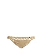 Matchesfashion.com She Made Me - Jannah Cheeky Crochet Bikini Briefs - Womens - Tan