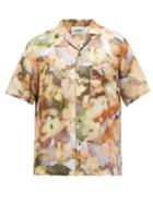 Nanushka - Bodil Printed Silk Short-sleeved Shirt - Mens - Multi