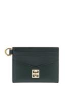 Givenchy - 4g Leather Cardholder - Womens - Dark Green
