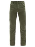 Jacob Cohn - Nick Garment-dyed Cotton-blend Chinos - Mens - Green