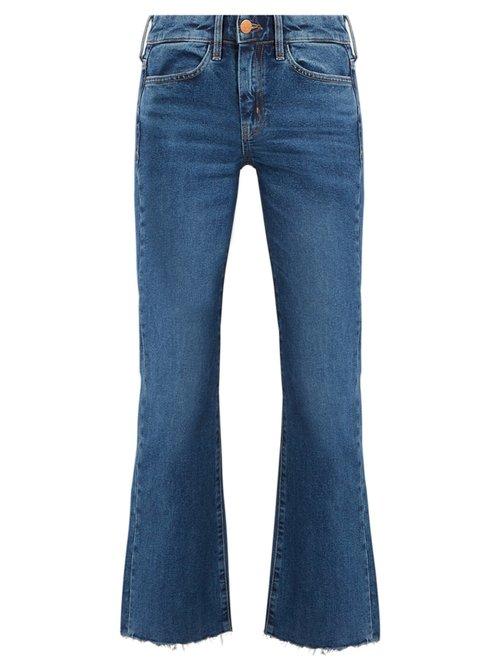Matchesfashion.com M.i.h Jeans - Lou High Rise Flared Jeans - Womens - Denim