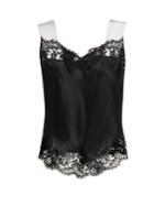 Givenchy Lace-trimmed Silk-satin Cami Top